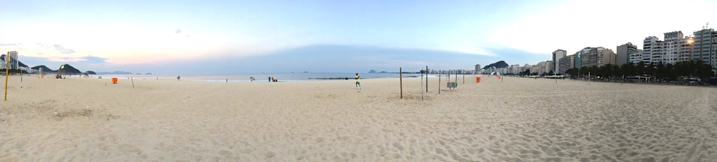 Copacabana Beach in Rio de Janeiro Brazil