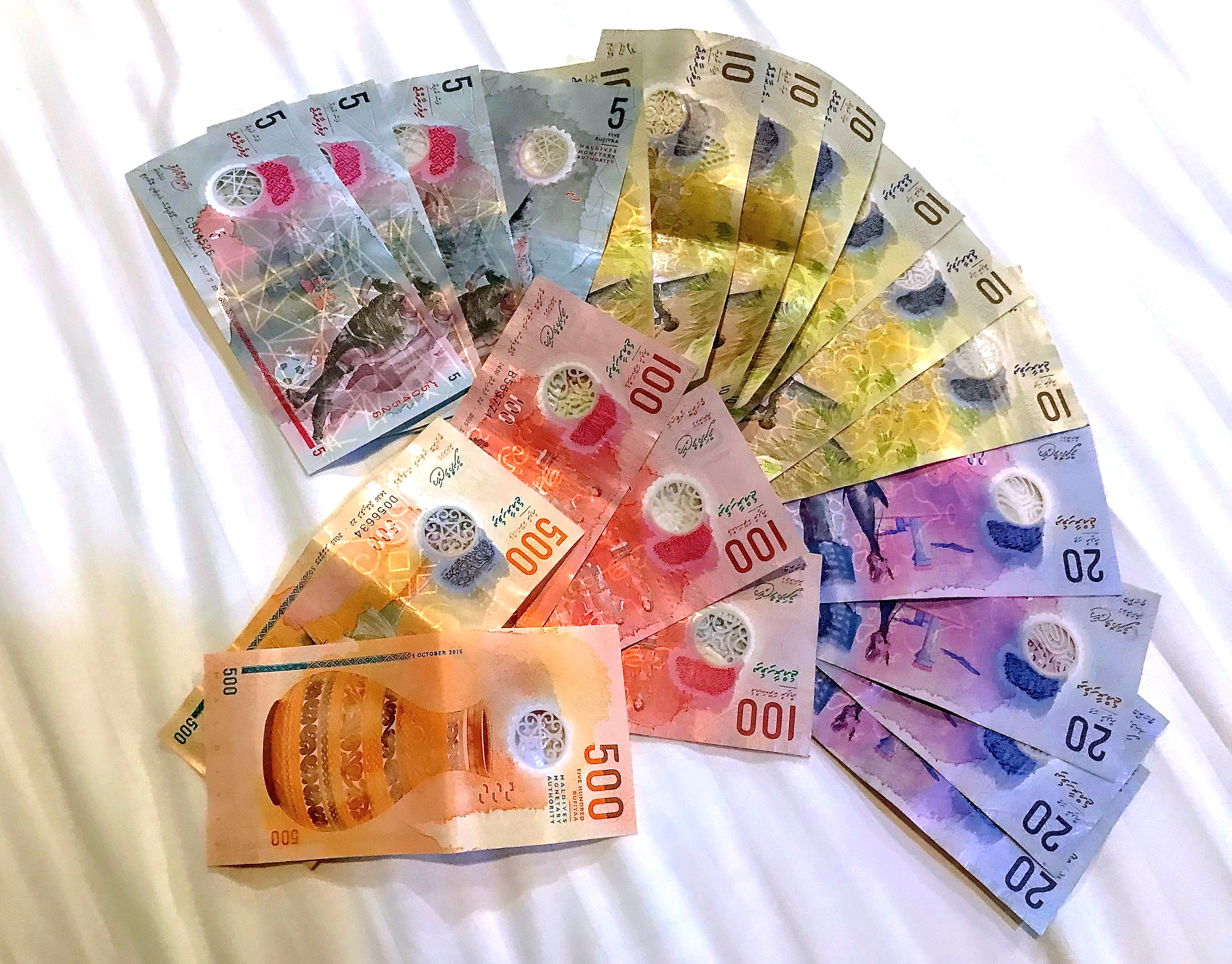 Maldives money rufiyaa