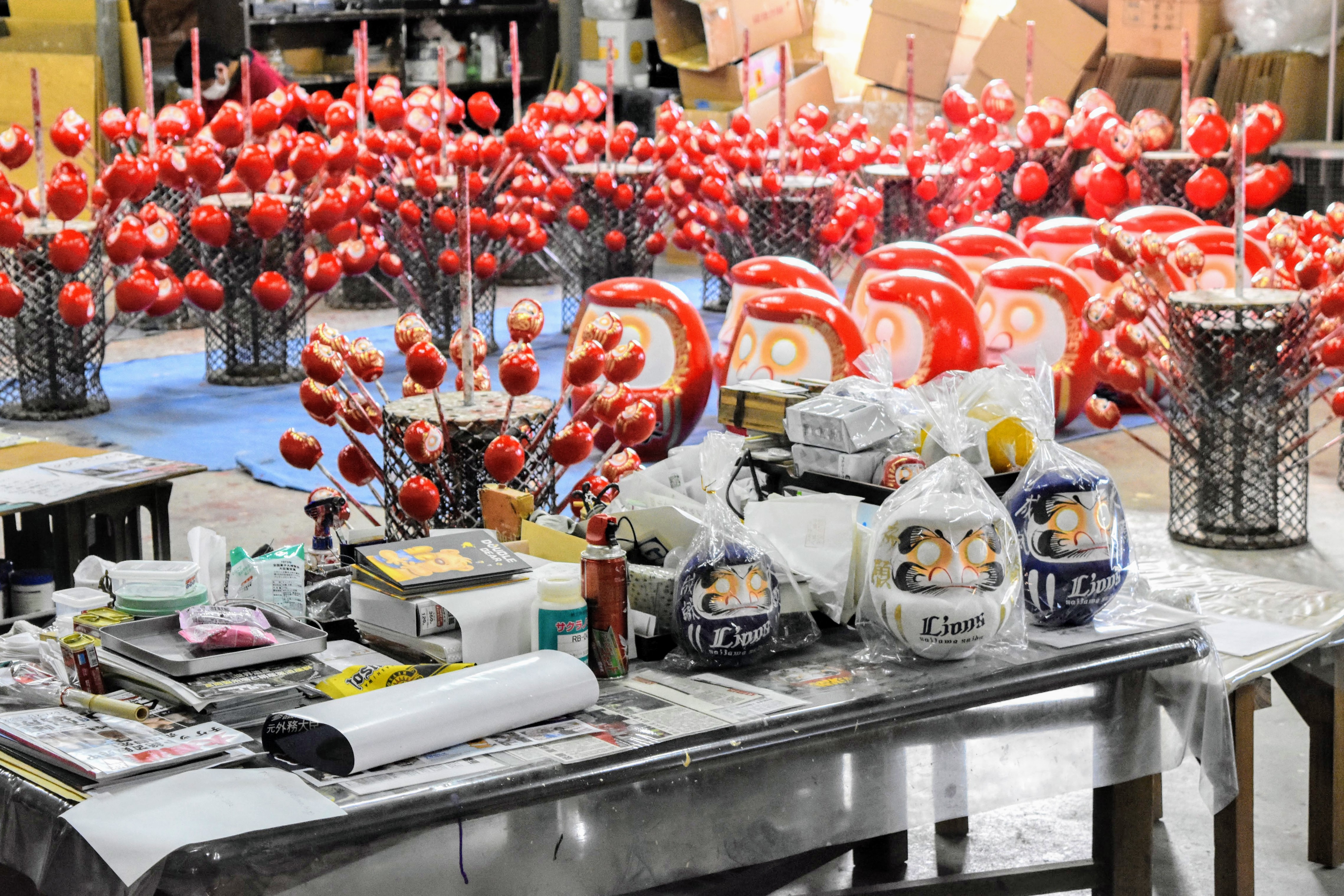 Daruma workshop in Takasaki Japan 