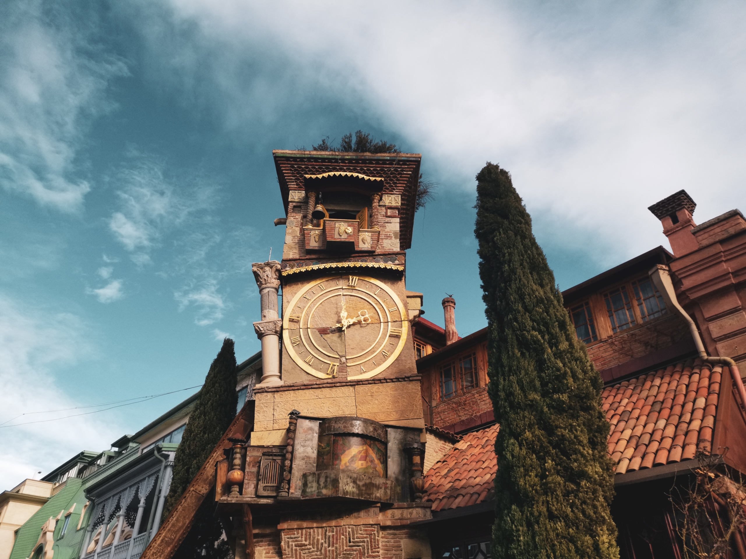 old-clock-tower-visit-georgia-tbilisi