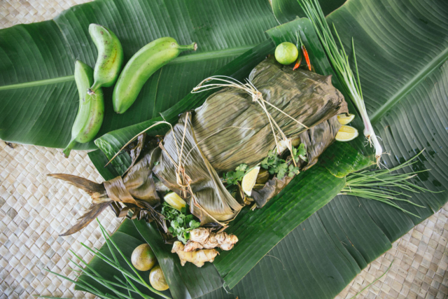 Fiji lovo food