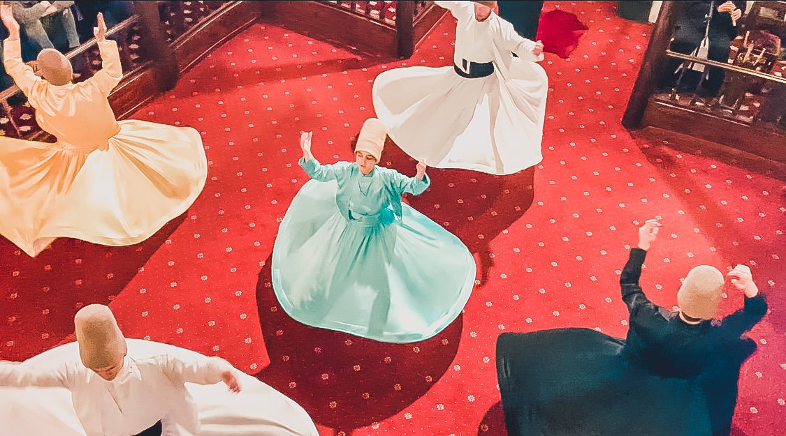 Whirling Dervish show Bursa Turkey