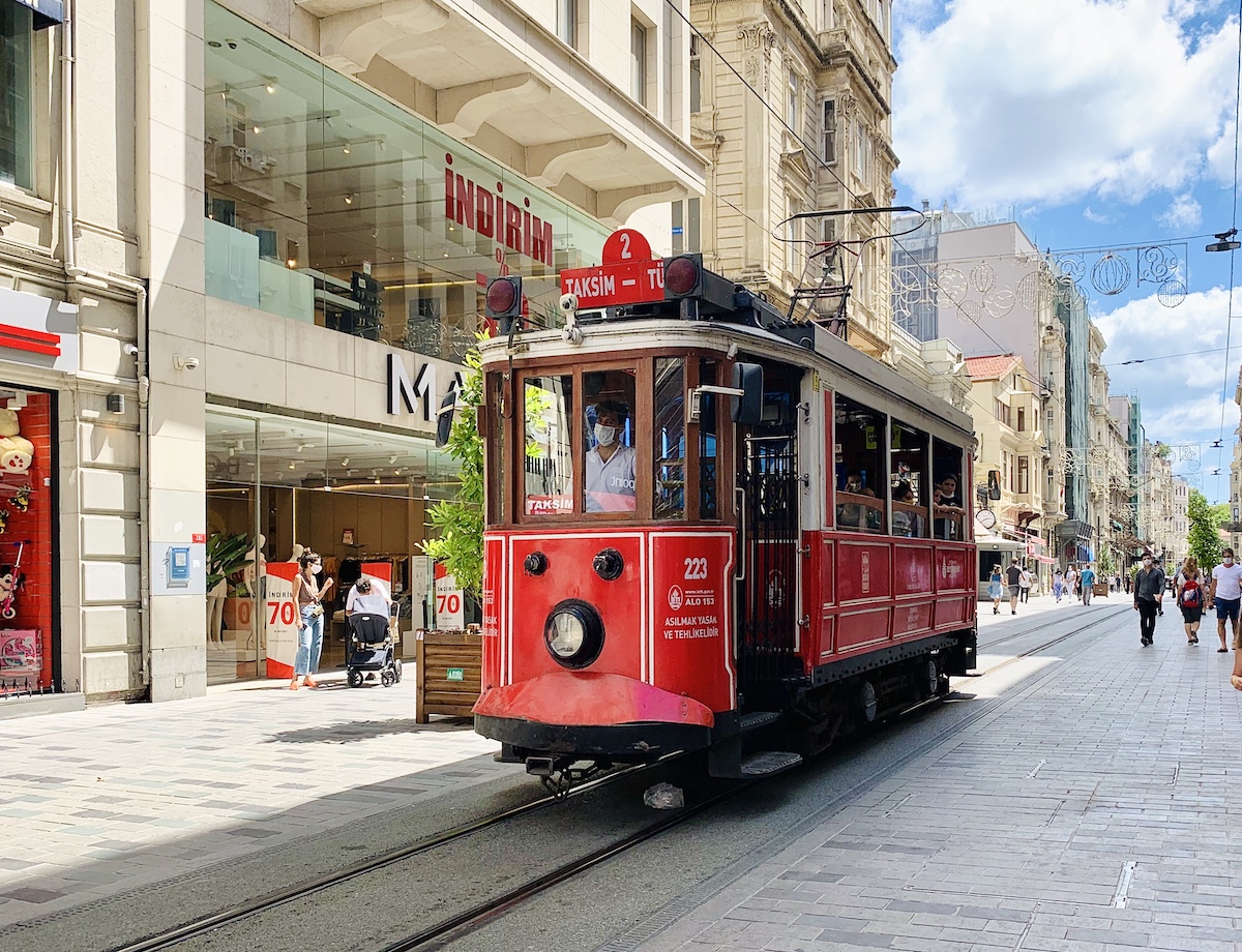 Turkey Istanbul tram