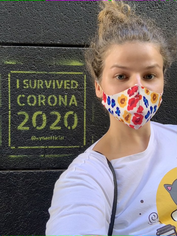 Coronavirus grafitti