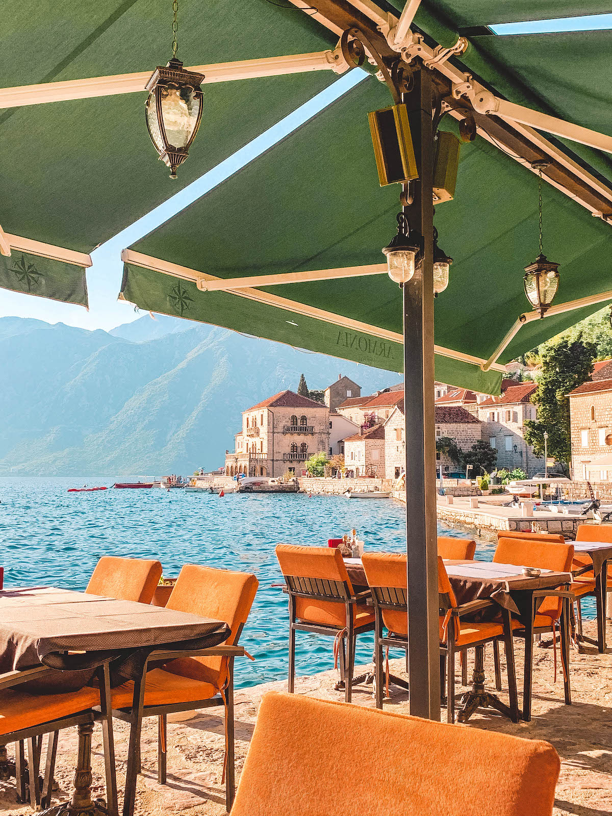 Restaurant in Perast, Montenegro