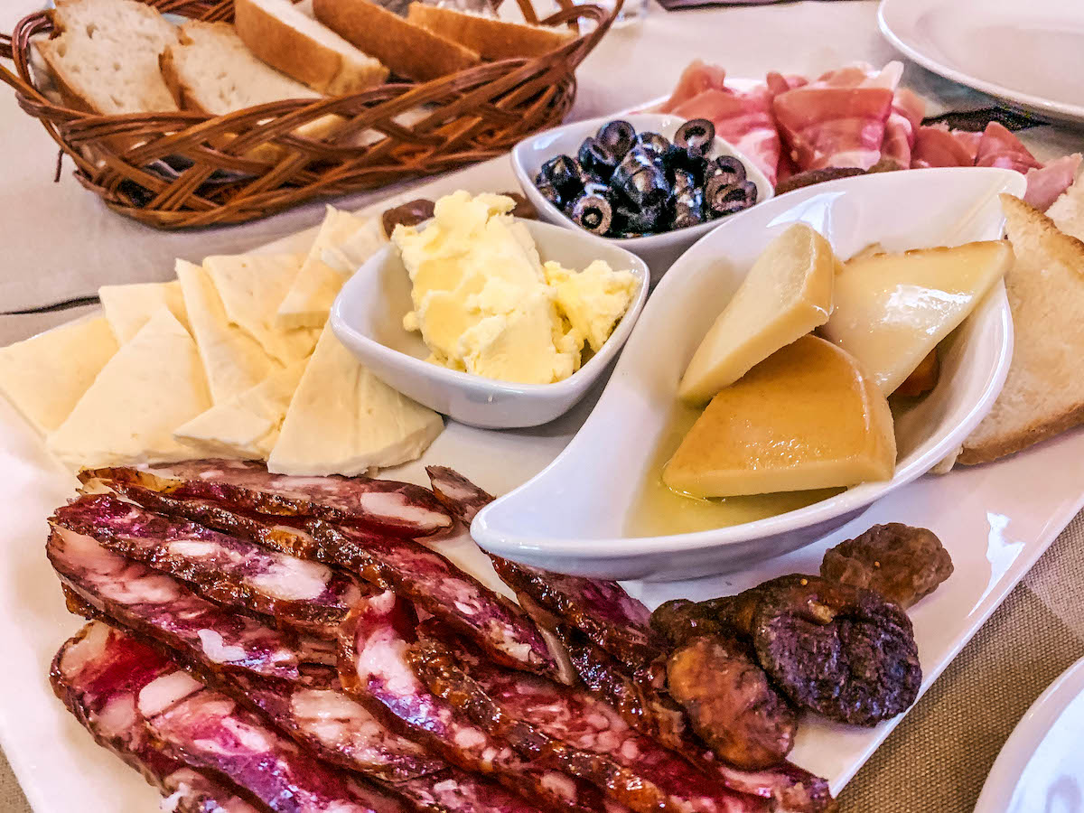 Plate of Montenegrin Food