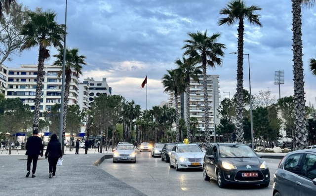 Street in Vlore, Albania