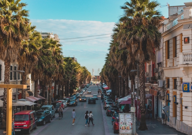 Street in Durres, Albania