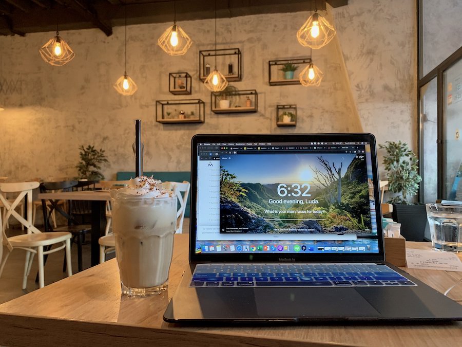 Cafe in Podgorica, Montenegro